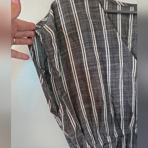 NWT Cupshe Blue Striped Cover Up Size XL But Fits Like a Medium - Picture 4 of 9